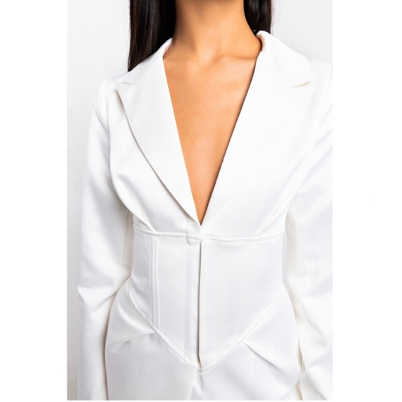 BIG BIG WORLD SATIN BLAZER DRESS - Picture 5 of 7